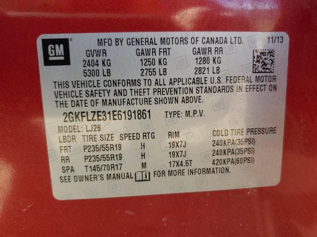 Photo 12 VIN: 2GKFLZE31E6191861 - GMC TERRAIN 