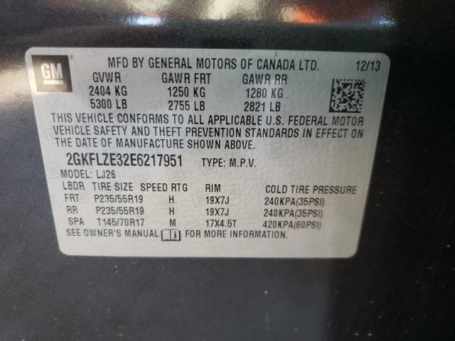 Photo 9 VIN: 2GKFLZE32E6217951 - GMC TERRAIN DE 