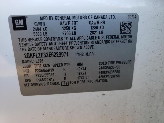 Photo 9 VIN: 2GKFLZE32E6229971 - GMC TERRAIN DE 