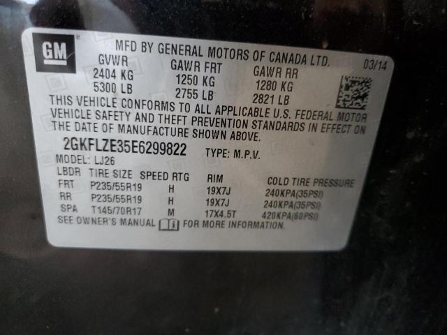 Photo 12 VIN: 2GKFLZE35E6299822 - GMC TERRAIN DE 