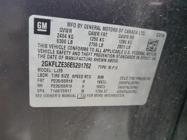 Photo 12 VIN: 2GKFLZE36E6291762 - GMC TERRAIN 