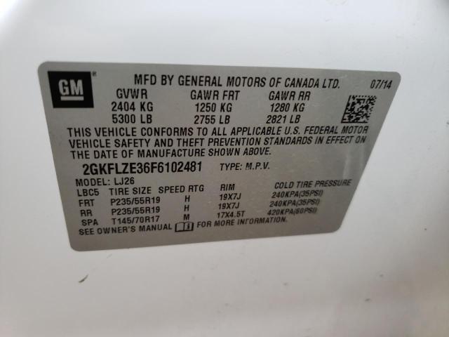 Photo 9 VIN: 2GKFLZE36F6102481 - GMC TERRAIN DE 