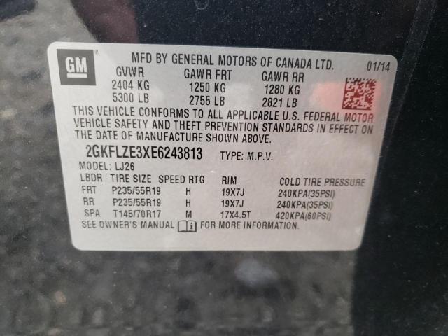 Photo 13 VIN: 2GKFLZE3XE6243813 - GMC TERRAIN DE 