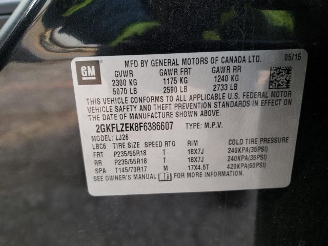 Photo 9 VIN: 2GKFLZEK8F6386607 - GMC TERRAIN DE 