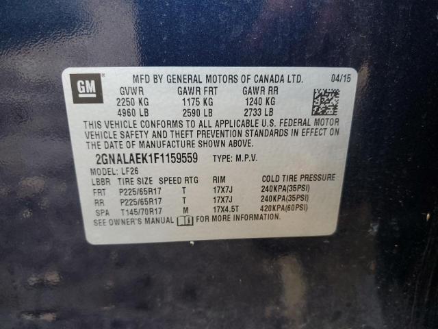 Photo 13 VIN: 2GNALAEK1F1159559 - CHEVROLET EQUINOX 