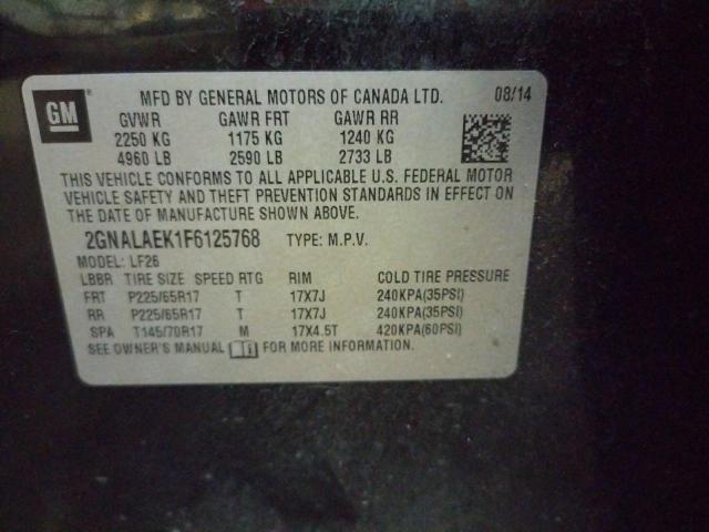 Photo 13 VIN: 2GNALAEK1F6125768 - CHEVROLET EQUINOX LS 