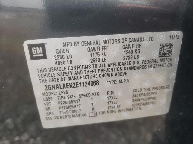 Photo 12 VIN: 2GNALAEK2E1134068 - CHEVROLET EQUINOX 