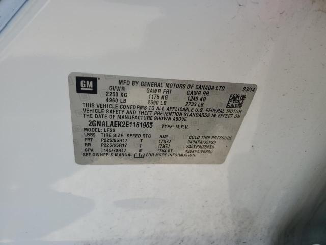 Photo 12 VIN: 2GNALAEK2E1161965 - CHEVROLET EQUINOX 