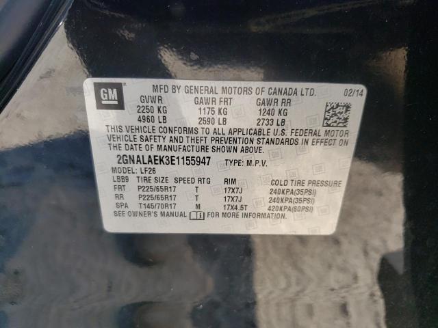 Photo 9 VIN: 2GNALAEK3E1155947 - CHEVROLET EQUINOX LS 