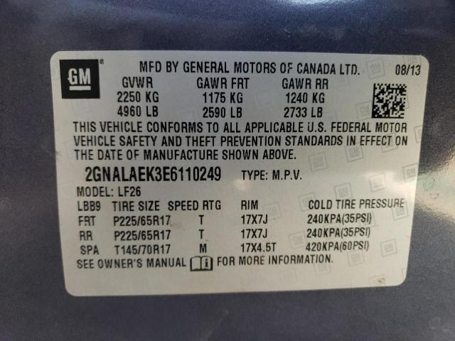 Photo 12 VIN: 2GNALAEK3E6110249 - CHEVROLET EQUINOX LS 