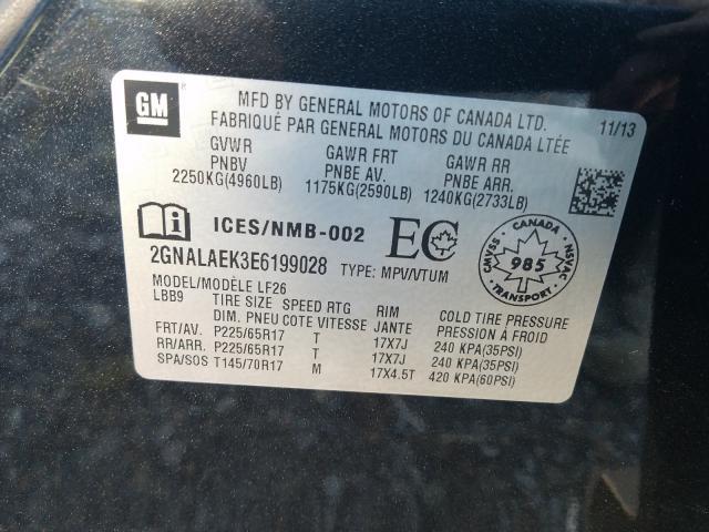 Photo 8 VIN: 2GNALAEK3E6199028 - CHEVROLET EQUINOX LS 