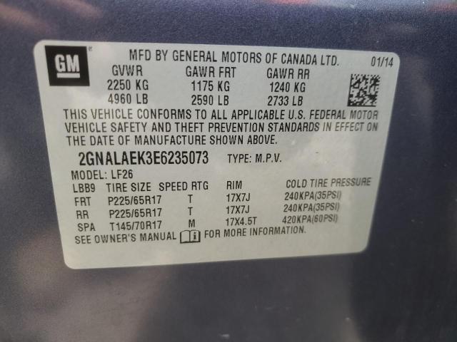 Photo 12 VIN: 2GNALAEK3E6235073 - CHEVROLET EQUINOX 