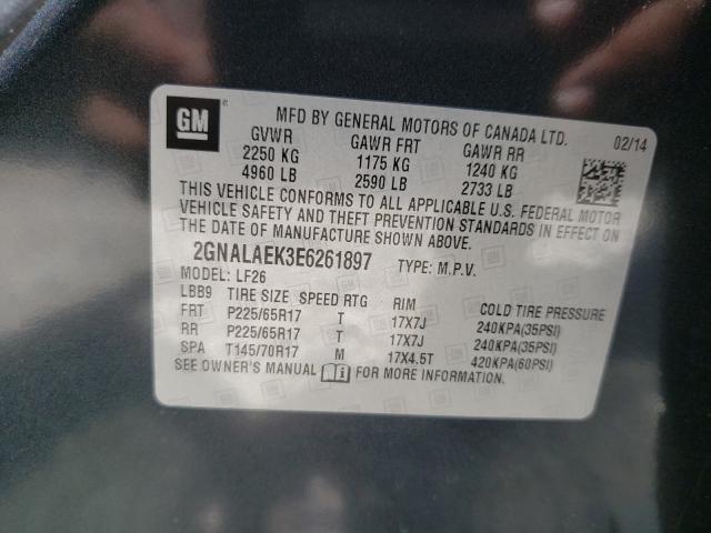 Photo 9 VIN: 2GNALAEK3E6261897 - CHEVROLET EQUINOX LS 