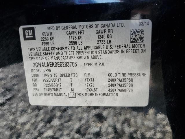 Photo 12 VIN: 2GNALAEK3E6283706 - CHEVROLET EQUINOX LS 