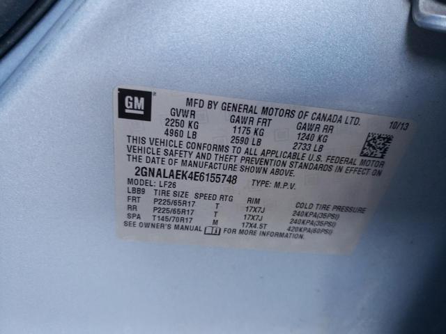 Photo 9 VIN: 2GNALAEK4E6155748 - CHEVROLET EQUINOX LS 