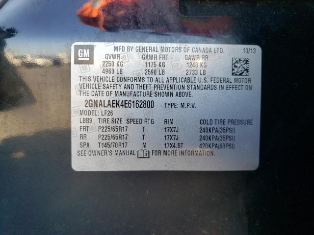 Photo 12 VIN: 2GNALAEK4E6162800 - CHEVROLET EQUINOX LS 