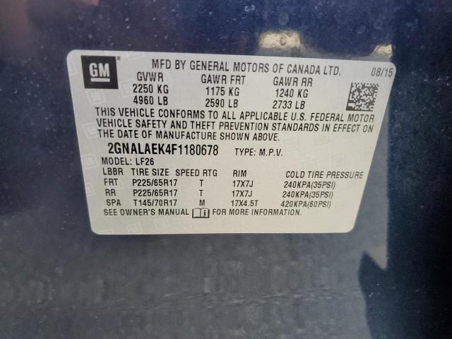 Photo 12 VIN: 2GNALAEK4F1180678 - CHEVROLET EQUINOX LS 