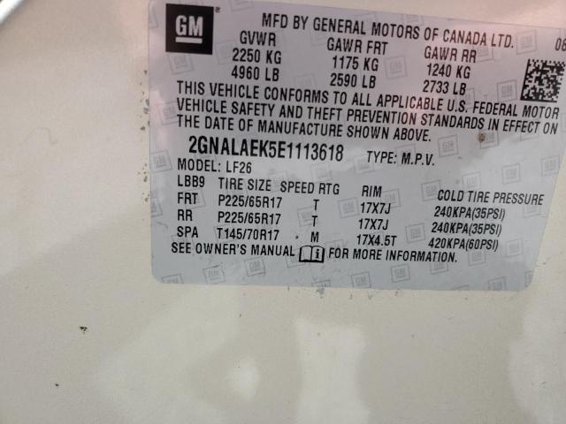 Photo 13 VIN: 2GNALAEK5E1113618 - CHEVROLET EQUINOX LS 