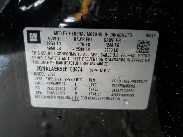 Photo 9 VIN: 2GNALAEK5E6109474 - CHEVROLET EQUINOX LS 