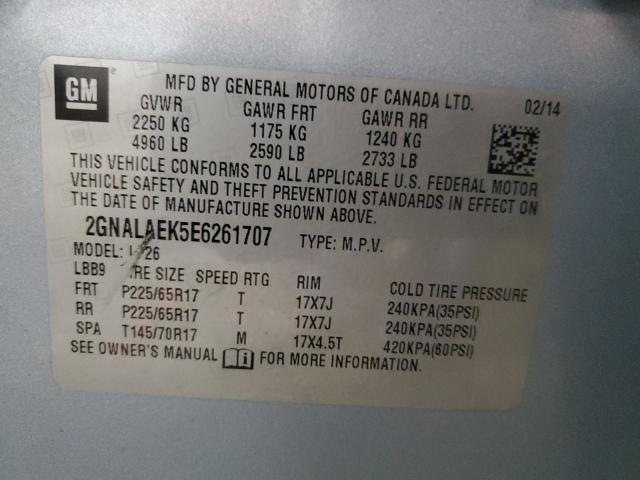 Photo 12 VIN: 2GNALAEK5E6261707 - CHEVROLET EQUINOX LS 