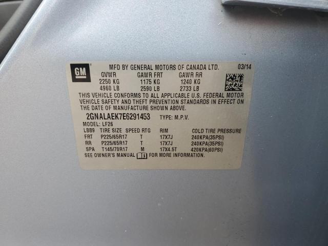 Photo 13 VIN: 2GNALAEK7E6291453 - CHEVROLET EQUINOX LS 