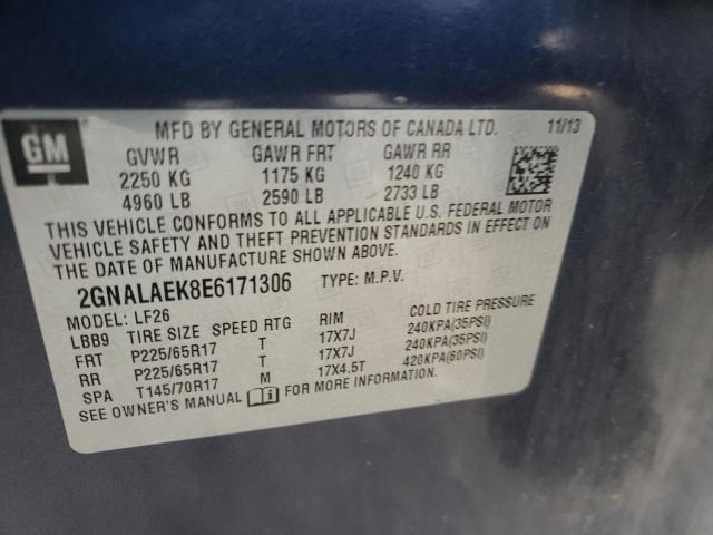 Photo 9 VIN: 2GNALAEK8E6171306 - CHEVROLET EQUINOX LS 