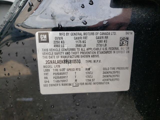 Photo 9 VIN: 2GNALAEK8E6310530 - CHEVROLET EQUINOX LS 