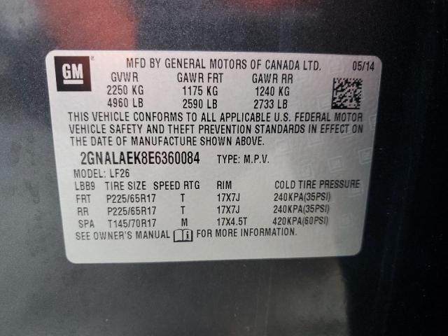 Photo 13 VIN: 2GNALAEK8E6360084 - CHEVROLET EQUINOX LS 