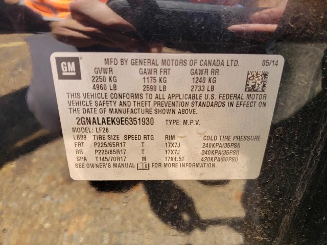 Photo 12 VIN: 2GNALAEK9E6351930 - CHEVROLET EQUINOX 