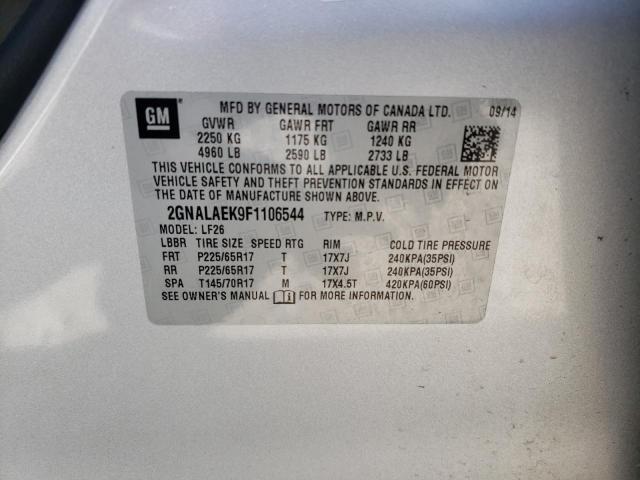 Photo 12 VIN: 2GNALAEK9F1106544 - CHEVROLET EQUINOX 