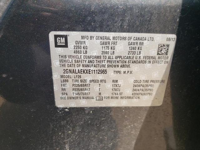 Photo 11 VIN: 2GNALAEKXE1112965 - CHEVROLET EQUINOX 