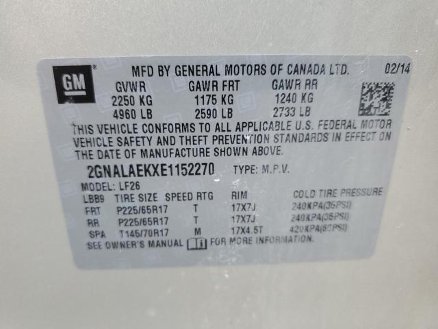 Photo 12 VIN: 2GNALAEKXE1152270 - CHEVROLET EQUINOX LS 