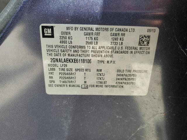 Photo 11 VIN: 2GNALAEKXE6118106 - CHEVROLET EQUINOX 