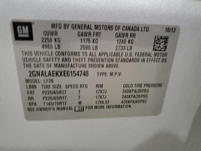 Photo 12 VIN: 2GNALAEKXE6154748 - CHEVROLET EQUINOX 