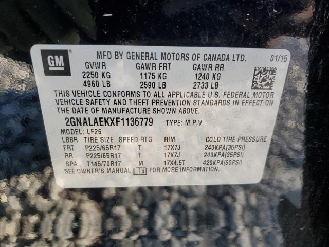 Photo 12 VIN: 2GNALAEKXF1136779 - CHEVROLET EQUINOX 