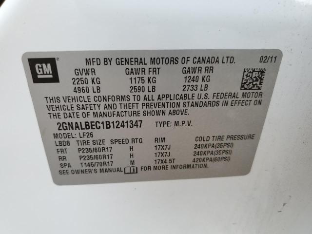 Photo 13 VIN: 2GNALBEC1B1241347 - CHEVROLET EQUINOX 