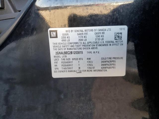 Photo 11 VIN: 2GNALBEC2B1203819 - CHEVROLET EQUINOX 