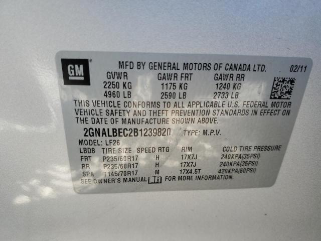 Photo 13 VIN: 2GNALBEC2B1239820 - CHEVROLET EQUINOX 