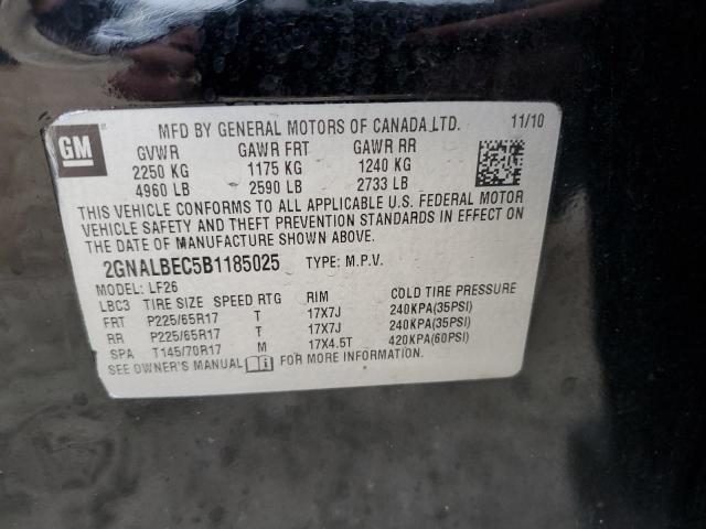 Photo 12 VIN: 2GNALBEC5B1185025 - CHEVROLET EQUINOX LS 