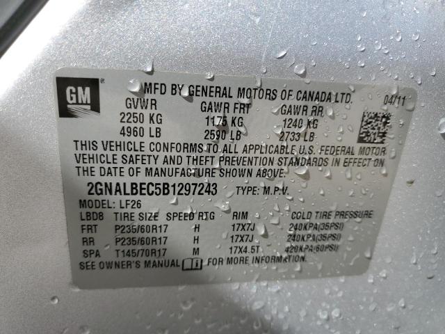 Photo 13 VIN: 2GNALBEC5B1297243 - CHEVROLET EQUINOX LS 