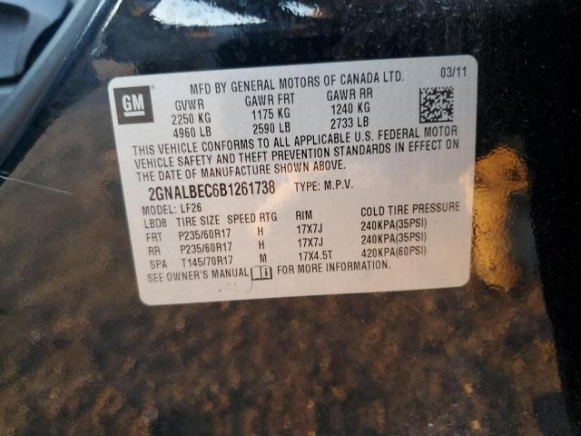 Photo 13 VIN: 2GNALBEC6B1261738 - CHEVROLET EQUINOX LS 