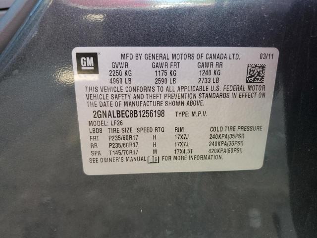 Photo 11 VIN: 2GNALBEC8B1256198 - CHEVROLET EQUINOX LS 