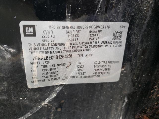 Photo 12 VIN: 2GNALBEC9B1264956 - CHEVROLET EQUINOX LS 