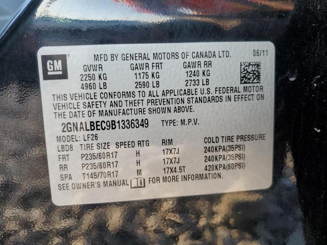 Photo 11 VIN: 2GNALBEC9B1336349 - CHEVROLET EQUINOX 