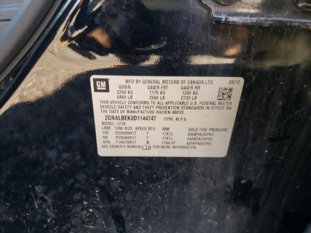 Photo 9 VIN: 2GNALBEK0D1144747 - CHEVROLET EQUINOX LS 