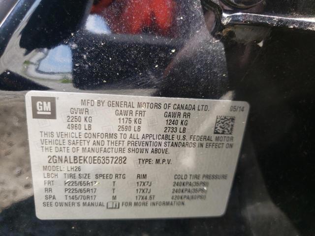 Photo 9 VIN: 2GNALBEK0E6357282 - CHEVROLET EQUINOX LT 