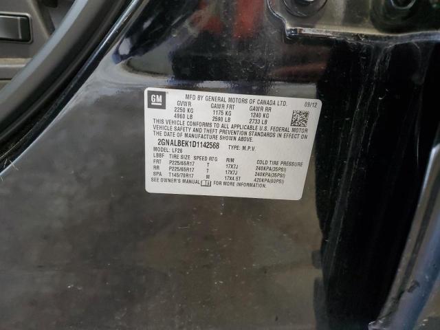 Photo 12 VIN: 2GNALBEK1D1142568 - CHEVROLET EQUINOX 