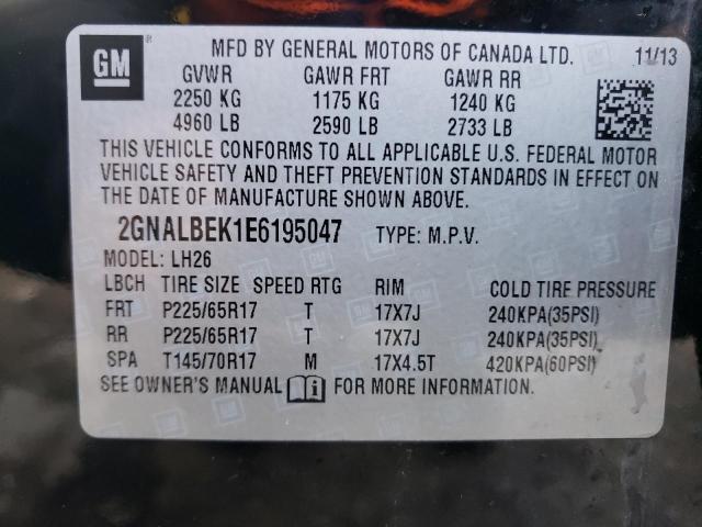 Photo 13 VIN: 2GNALBEK1E6195047 - CHEVROLET EQUINOX 