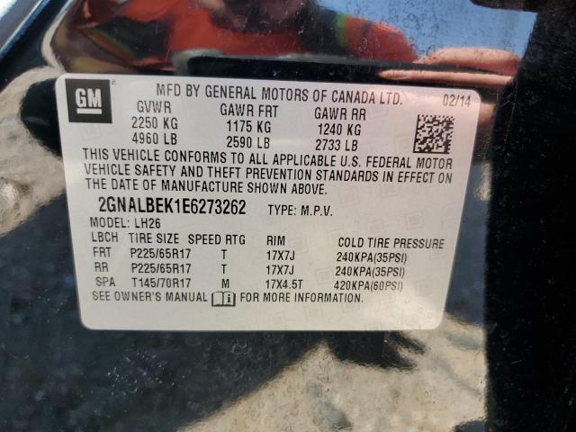 Photo 12 VIN: 2GNALBEK1E6273262 - CHEVROLET EQUINOX 