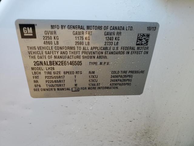 Photo 13 VIN: 2GNALBEK2E6146505 - CHEVROLET EQUINOX 